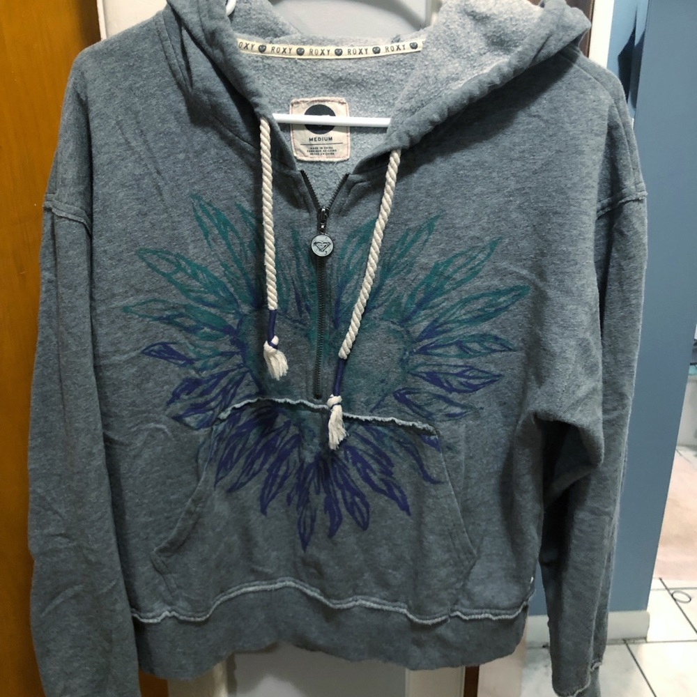 Roxy half zip hoodie